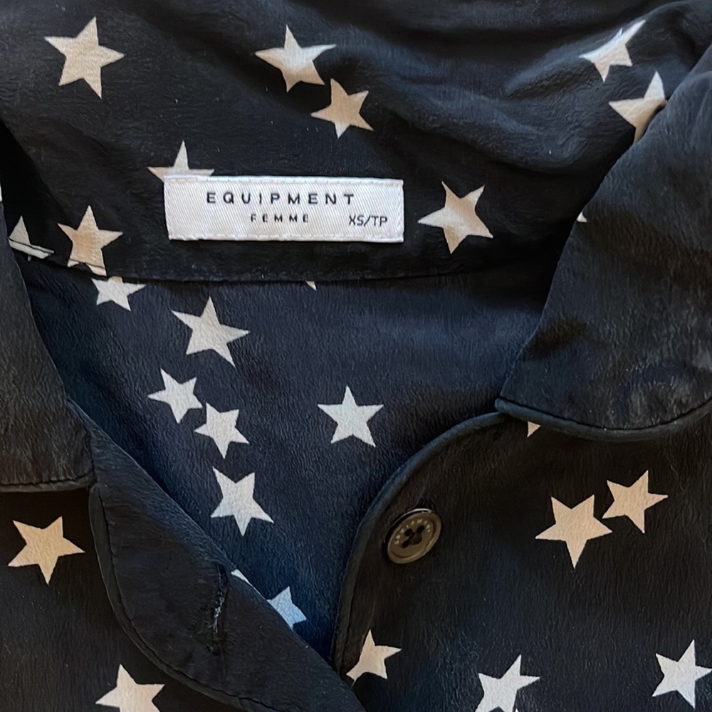 Equipment Sleep Set Star Pattern Long Sleeve With… - image 4